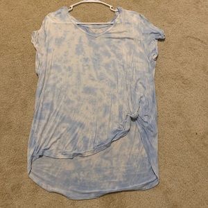 American Eagle Soft and Sexy Blue Tie Dye Tee